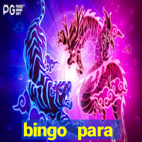 bingo para despedida de solteira para imprimir